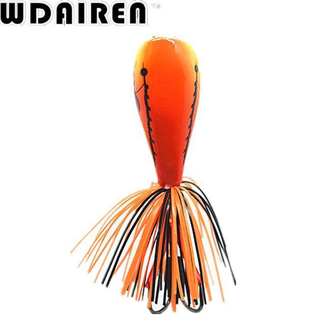 1Pcs High Quality Cicada Frog Fishing Lures Snakehead Lure 9Cm 9.2Gtopwater Hard-WDAIREN fishing gear Store-H-Bargain Bait Box