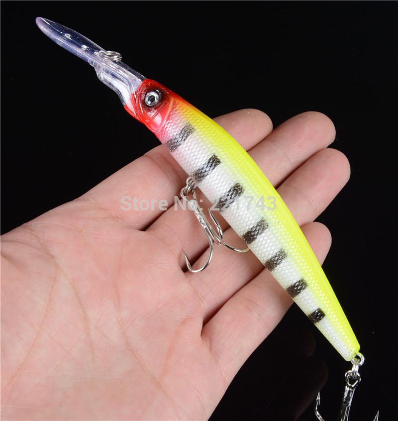 1Pcs Long Minnow Fishing Lure 14.5Cm 14.7G Artificial Bait Wobblers Shone-Lingyue Fishing Tackle Co.,Ltd-C1-Bargain Bait Box