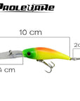 1Pcs Long Tongue Minnow Fishing Lure 10Cm 9.5G Hard Bait Floating Crankbait-PROLEURRE FISHING Store-A-Bargain Bait Box