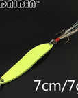 1Pcs Luminous Metal Spinner Spoon Fishing Lure Hard Baits Sequins Noise-PROLEURRE FISHING Store-7g-Bargain Bait Box