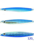 1Pcs Metal Lure 7G 12G Fishing Bait Lead Fish Metal Jig Fishing Lure Paillette-Xiamen Smith Industry Co,. Ltd-12g G-Bargain Bait Box