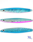 1Pcs Metal Lure 7G 12G Fishing Bait Lead Fish Metal Jig Fishing Lure Paillette-Xiamen Smith Industry Co,. Ltd-7g J-Bargain Bait Box