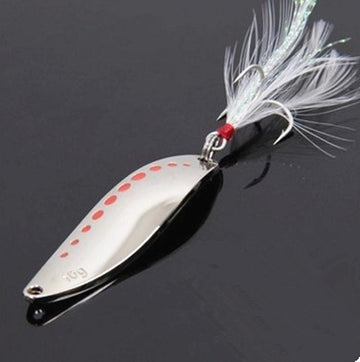 1Pcs Metal Spinner Spoon Fishing Lure Hard Baits Sequins Noise Paillette With-FishingWei Store-5g-Bargain Bait Box
