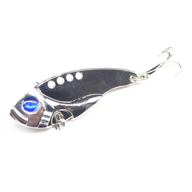 1Pcs Metal Vib Lures 5.5Cm 11G Vibrations Spoon Lure Fishing Bait Bass-PROLEURRE FISHING Store-C-Bargain Bait Box