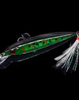 1Pcs Minnow 9Cm 8G Fishing Lure Wobbler With Feather Iscas Artificiais Para-PROLEURRE FISHING Store-A-Bargain Bait Box