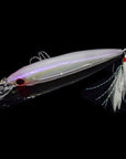 1Pcs Minnow 9Cm 8G Fishing Lure Wobbler With Feather Iscas Artificiais Para-PROLEURRE FISHING Store-E-Bargain Bait Box