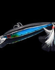 1Pcs Minnow 9Cm 8G Fishing Lure Wobbler With Feather Iscas Artificiais Para-PROLEURRE FISHING Store-G-Bargain Bait Box