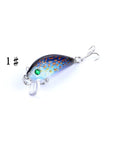 1Pcs Minnow Fishing Lure 5Cm 3.8G Artificial Bait Fishing Lurestackle Tool Crank-YPYC Sporting Store-001-Bargain Bait Box