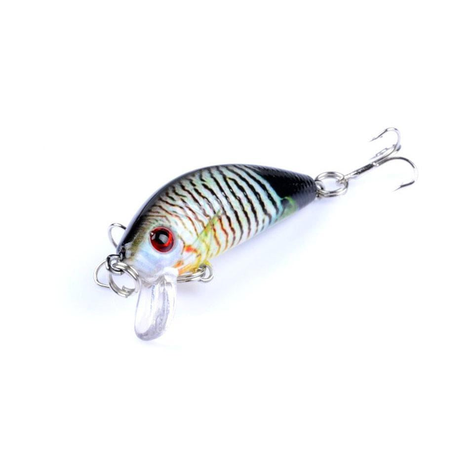 1Pcs Minnow Fishing Lure 5Cm 3.8G Artificial Bait Fishing Lurestackle Tool Crank-YPYC Sporting Store-001-Bargain Bait Box