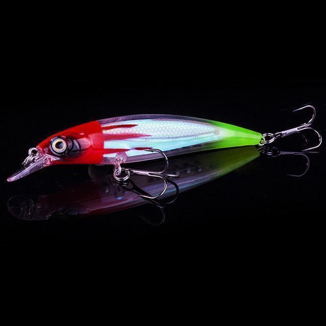 1Pcs Minnow Fishing Lure Laser Hard Artificial Bait 3D Eyes 11Cm 14G Fishing-YPYC Sporting Store-12-Bargain Bait Box