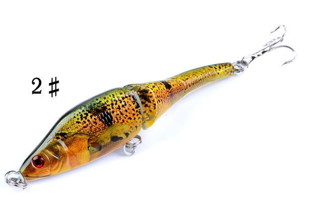 1Pcs Minnow Hard Bionic 3D Eyes Painted Bait 6# Hook Wobblers Swim Fishing-AOLIFE Sporting Store-2-Bargain Bait Box