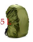 1Pcs Nylon Army Green Camouflage Raincover 35-80L Lightweight Waterproof-AiLife Outdoor Store-Army Green 35L-Bargain Bait Box
