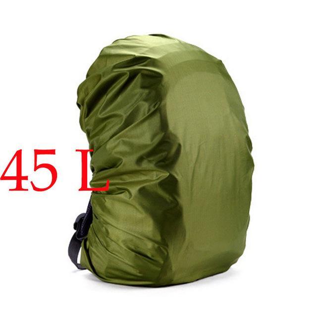 1Pcs Nylon Army Green Camouflage Raincover 35-80L Lightweight Waterproof-AiLife Outdoor Store-Army Green 45L-Bargain Bait Box