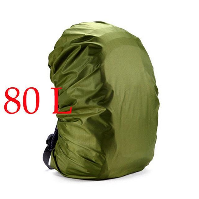 1Pcs Nylon Army Green Camouflage Raincover 35-80L Lightweight Waterproof-AiLife Outdoor Store-Army Green 80L-Bargain Bait Box