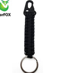 1Pcs Outdoor Survival Kit Parachute Cord Keychain Military Emergency Paracord-NO limite Store-Green-Bargain Bait Box