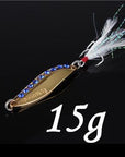 1Pcs Silver/Golden 7.5G 10.5G 15G 20G Alloy Fishing Spoon Lures Hard Bait-SHUNMIER Official Store-Black-Bargain Bait Box