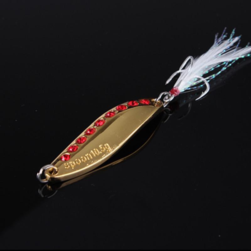 1Pcs Silver/Golden 7.5G 10.5G 15G 20G Alloy Fishing Spoon Lures Hard Bait-SHUNMIER Official Store-fishing lures-Bargain Bait Box