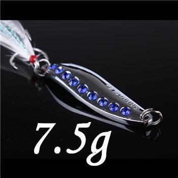 1Pcs Silver/Golden 7.5G 10.5G 15G 20G Alloy Fishing Spoon Lures Hard Bait-SHUNMIER Official Store-fishing lures-Bargain Bait Box