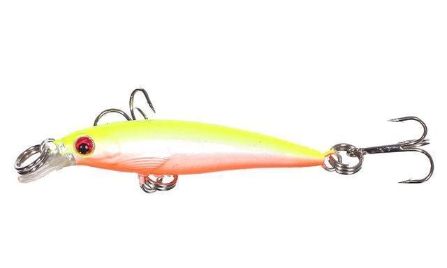 1Pcs Small Minnow Fishing Lure Tackle 5Cm/2.1G Artificial Bait Crankbait Iscas-TOPBASS Store-Color B-Bargain Bait Box