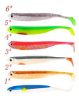 1Pcs Soft Bait Fish Fishing Lure Shad Manual Silicone Bass Minnow Swimbait-Unrigged Plastic Swimbaits-Ali-Outdoor Goods Store-1-Bargain Bait Box