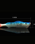 1Pcs Soft Tail Popper Lure 11.5Cm 17G Artificial Sea Fishing Poper Lure 11.5Cm-YPYC Sporting Store-Blue-Bargain Bait Box