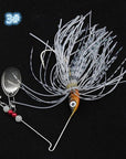 1Pcs Spinner Bait 15G Metal Lure Hard Fishing Lure Spinner Lure Spinnerbait Pike-SKY FISHING-Red-Bargain Bait Box