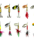 1Pcs Spoon Jig Fishing Hooks Spinnerbait Fishing Tackle Trolling Sequin Baits-Inline Spinners-Bargain Bait Box-2-Bargain Bait Box