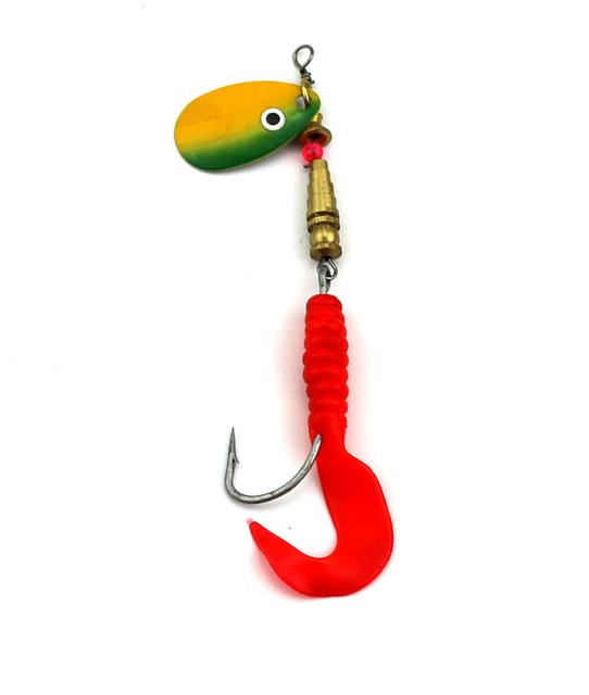 1Pcs Spoon Jig Fishing Hooks Spinnerbait Fishing Tackle Trolling Sequin Baits-Inline Spinners-Bargain Bait Box-8-Bargain Bait Box