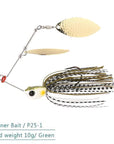 1Pcs Trulinoya Brand 7G/10G Spinner Bait With Brass Fishing Spoon Lure Metal Jig-MC&LURE Store-P25-1-Bargain Bait Box