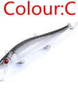 1Pcs Wobblers Crank Bait Minows Artificial 11.5Cm 13.5G Fishing Lure 3D Fish Eye-WDAIREN fishing gear Store-C-Bargain Bait Box