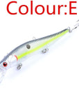 1Pcs Wobblers Crank Bait Minows Artificial 11.5Cm 13.5G Fishing Lure 3D Fish Eye-WDAIREN fishing gear Store-E-Bargain Bait Box