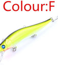 1Pcs Wobblers Crank Bait Minows Artificial 11.5Cm 13.5G Fishing Lure 3D Fish Eye-WDAIREN fishing gear Store-F-Bargain Bait Box