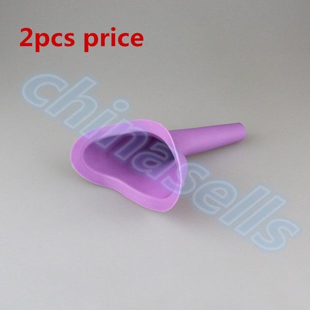 1Pcs Women Urinal Travel Kit Outdoor Camping Soft Silicone Urination Device-liang jialiang's store-2PCS price-Bargain Bait Box