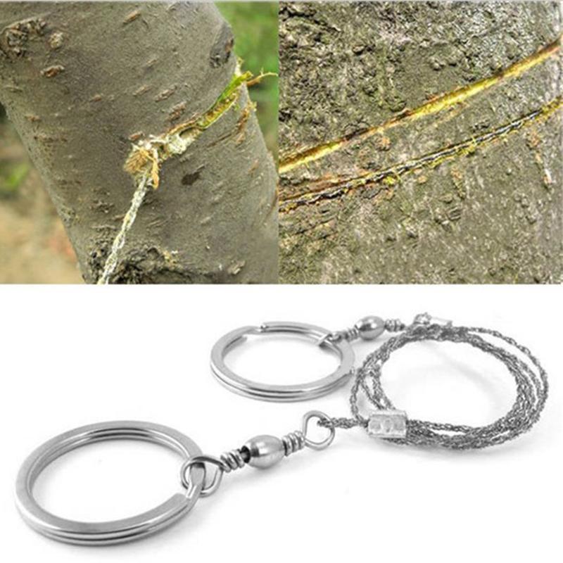1Pcs/Lot High Quality Stainless Steel Wire Saw Camping Saws Practical-Extreme outdoors Store-Bargain Bait Box