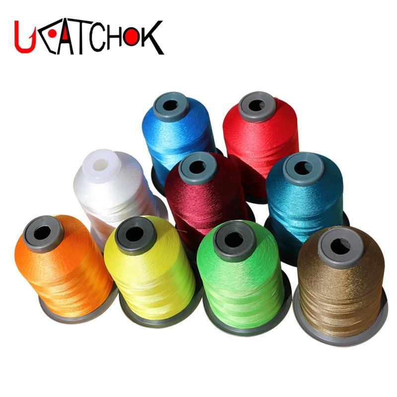 1Pcs/Pack 1500M 210D Rod Guide Ring Tying Thread 12Colors Rod Diy Repair Braided-ucatchok Official Store-A-Bargain Bait Box
