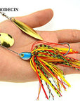 1Ps Fishing Lure Wobblers Lures Wobbler Spinners Spoon Bait For Pike Peche-BODECIN Fishing Tackle USA Store-C4 1PCS-Bargain Bait Box