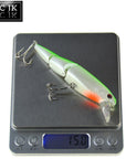 1Ps Minnow Artificial Bait For Sea Fishing Wobblers Lifelike Fishing Lure 3-JK Outdoor-C1 1PCS-Bargain Bait Box