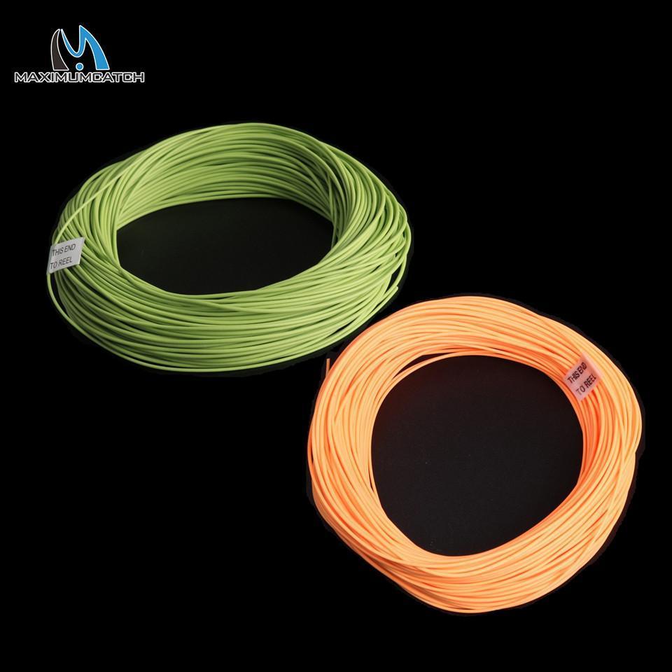 2-8Wt Fly Fishing Line 100Ft Double Taper Floating Fly Line Green/Orange Color-Fly Fishing Lines & Backing-Bargain Bait Box-Green-2.0-Bargain Bait Box