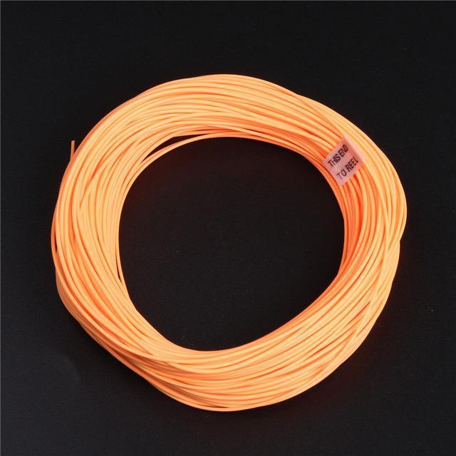 2-8Wt Fly Fishing Line 100Ft Double Taper Floating Fly Line Green/Orange Color-Fly Fishing Lines & Backing-Bargain Bait Box-Orange-2.0-Bargain Bait Box