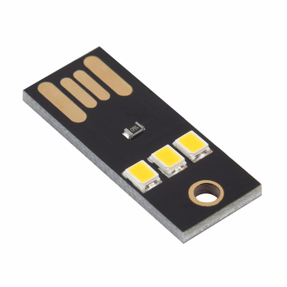 2 Pcs Mini Usb Power Led Light Ultra Low Power 2835 Chips Pocket Card Lamp-Sportswear & Outdoor Tools Store-white light-Bargain Bait Box