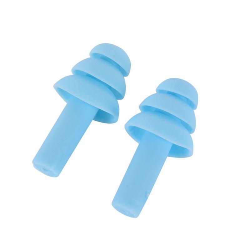 2 Pcs Silicone Ear Plugs Anti Noise Snore Earplugs Comfortable Sound Isolation-Silvercell Store-Bargain Bait Box