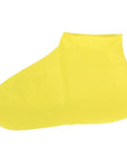 2 Pieces Rain Shoes Boots Cover Antiskid Waterproff Reusable Set Shoe-Daily Show Store-M Yellow-Bargain Bait Box