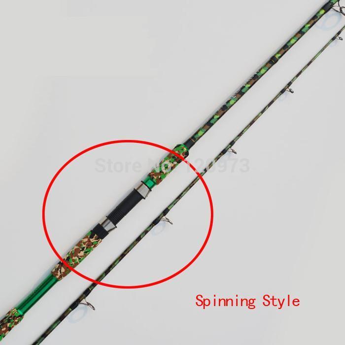 2 Sections 2.28M 762Xh High Carbon Blackfish Rod Boat Rod Super Hard Strong-Spinning Rods-We Like Fishing Tackle Co.,Ltd-White-Bargain Bait Box