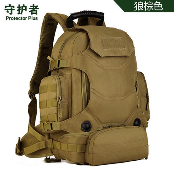2 Set Military Tactical Backpack Camping Bags Mountaineering Bag Men&#39;S Hiking-YunChengXiang Outdoor Store-Khaki-Bargain Bait Box