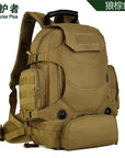 2 Set Military Tactical Backpack Camping Bags Mountaineering Bag Men'S Hiking-YunChengXiang Outdoor Store-Khaki-Bargain Bait Box