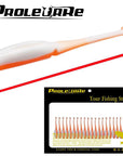 20 Pcs/Lot 5.5Cm 1G Paddle Tail Soft Bait Worms Grubs T Tail Lure Jig Head-PROLEURRE FISHING Store-A-Bargain Bait Box