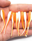 20 Pcs/Lot 5.5Cm 1G Paddle Tail Soft Bait Worms Grubs T Tail Lure Jig Head-PROLEURRE FISHING Store-G-Bargain Bait Box
