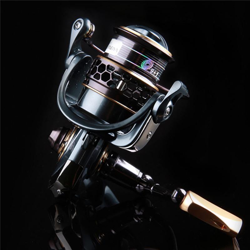 2000 3000 Spinning Fishing Reel 9+1Bb Gear Ratio 5.2:1 Double Metal Spool Lure-Spinning Reels-johny1688 Store-2000 Series-Bargain Bait Box