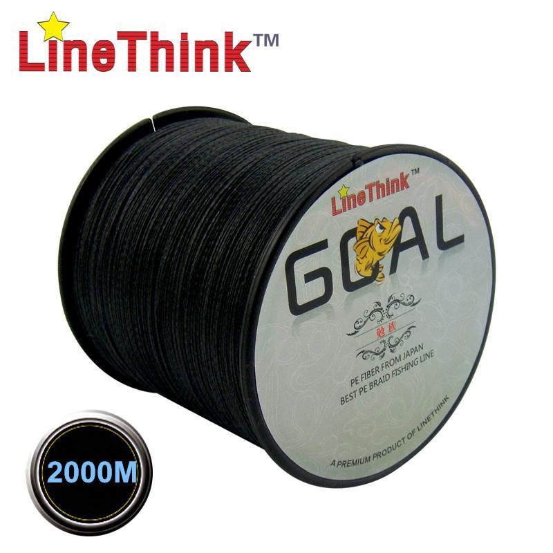 2000M Linethink Brand Goal Best Quality Multifilament 100% Pe Braided Fishing-LINETHINK official store-White-0.4-Bargain Bait Box