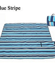 200X200Cm Waterproof Folding Picnic Mat Outdoor Camping Beach Moisture-Proof-Camtoa Outdoor Store-Blue-Bargain Bait Box